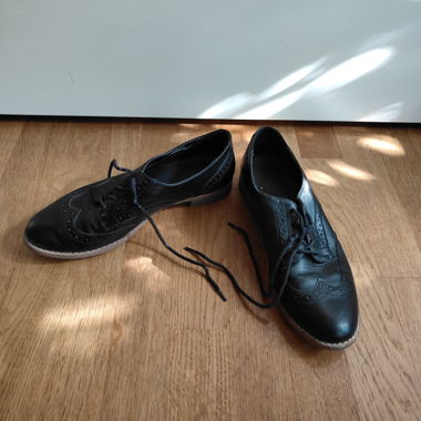Chaussures à lacets noires