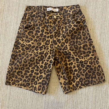 Leopard Print Jorts