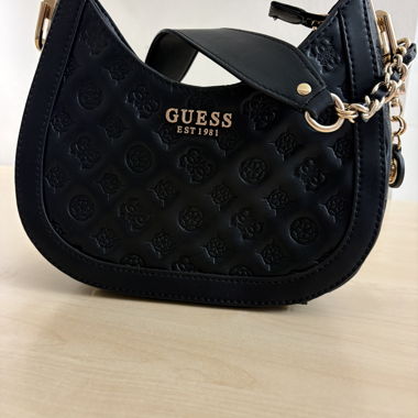 GUESS Schultertasche schwarz