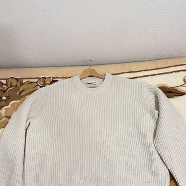 Beige Bershka Men's Sweater