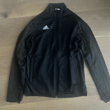 Giacca Adidas nera con zip