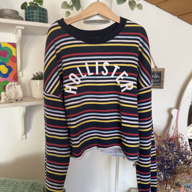 Maglione a righe Hollister