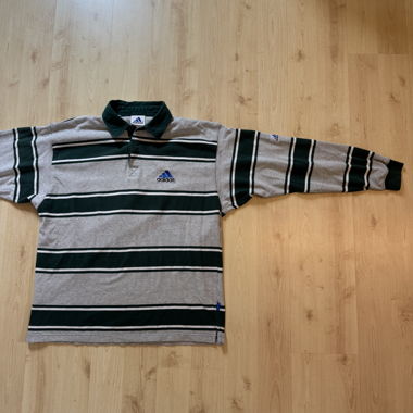 Polo vintage Adidas a maniche lunghe