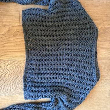 Sisley Dark Grey Knit Pullover