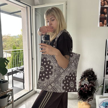 Tote bag paisley muster