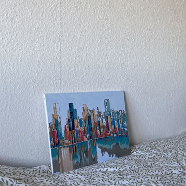 Tableau “Golden city”