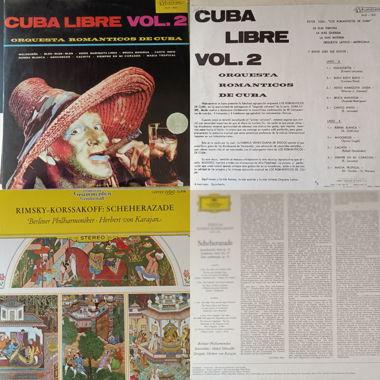 Set of 6 LP Vinyl Records of Exotic Caribbean Music