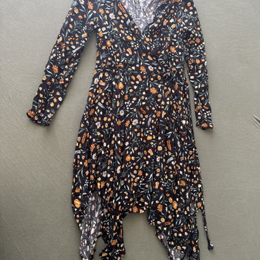 Floral Wrap Dress
