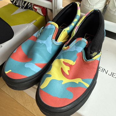 Vans slip-on camo multicolore