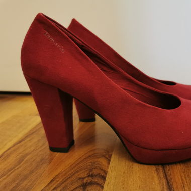 Tamaris Pumps Veloursleder NEU