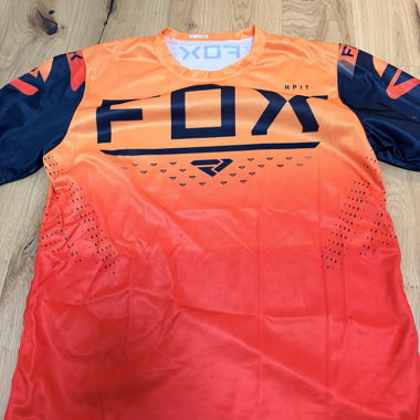 Maglia FOX arancione/nera