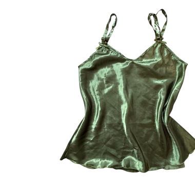 Satin Top Green