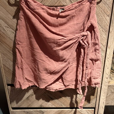 Pink Wrap Skirt