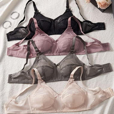 Set reggiseno con pizzo sexy da 4 pz - reggiseno traspirante