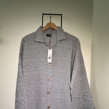  KURZARM SHIRT GRAU S