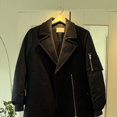 Manteau SANDRO bleu nuit - S