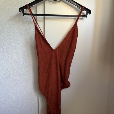 Costume da bagno South Beach, arancione scuro, Taglia 40