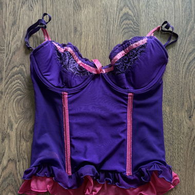 Corsetto vintage viola e rosa 💕