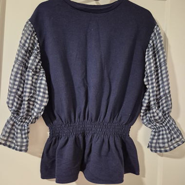 Peplum Sweatshirt Style Top