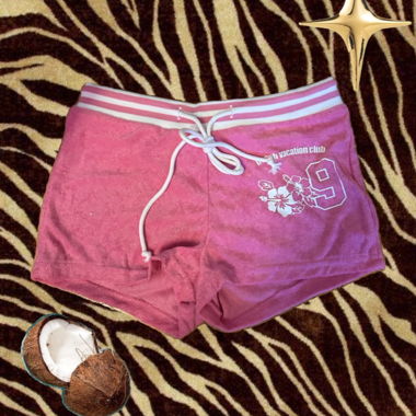Pinke Sport-Shorts