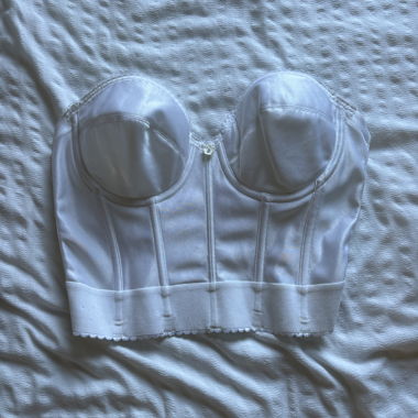 White Bustier Top