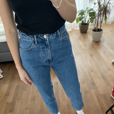 JEANS DUNKELBLAU ZARA GR.38 
