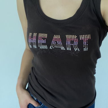 brown vintage top