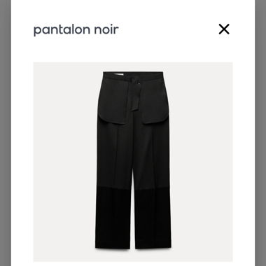 Pantalone nero molto elegante