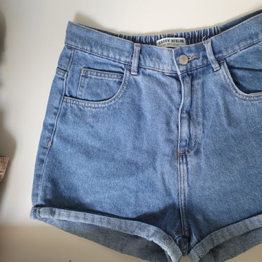 Jeans Shorts High Waisted