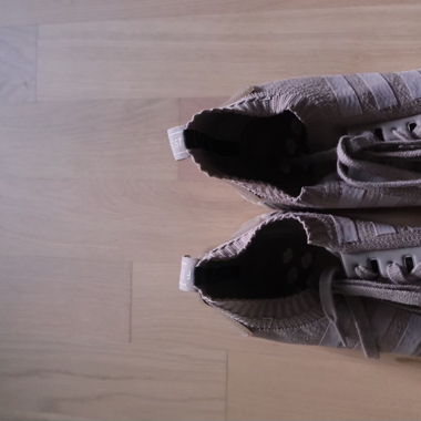  Adidas NMD R1 sneaker, beige, size 43 1/2