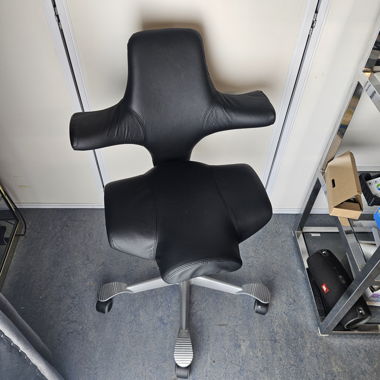 Hag Capisco 8106 Bürostuhl Lederbezug schwarz