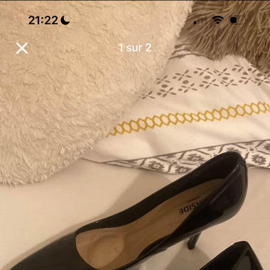Talons vernis noir