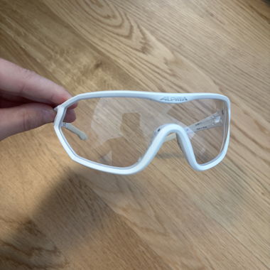 Alpina Sport Sunglasses White