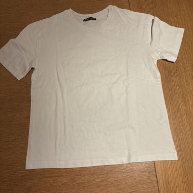 T-shirt bianca basic a maniche corte