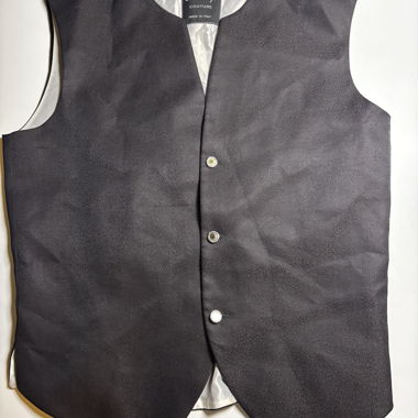 Archetipo Couture men's waistcoat black