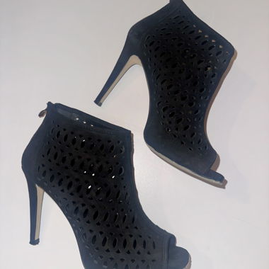 Bottines à talons hauts noires