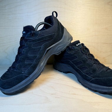 Lowa Outdoor Nero/Grigio Pelle Nabuk Gore-Tex