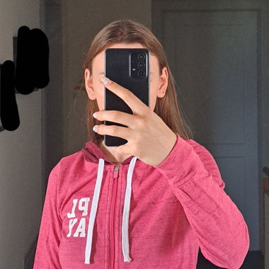Pinke Jacke