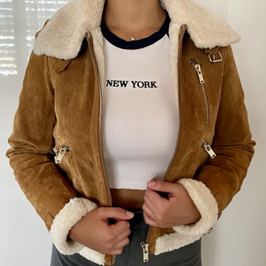 Wildlederjacke