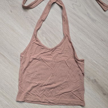 Light Brown - Neckholder Top