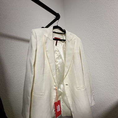 MAX&Co. Weiss/cremefarbener Blazer Grösse 38