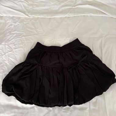 Black Balloon Skirt from Seoul