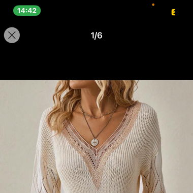 Women’s sweater blouse - size M 
