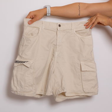 Original Basedodici beige pants from Rome