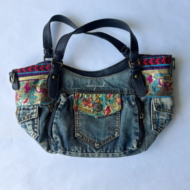 Sac à main en jean coloré Desigual
