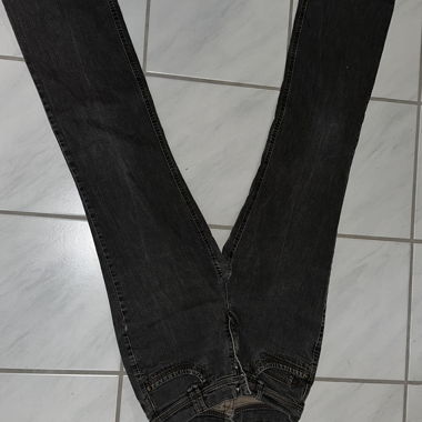 Pantaloni in jeans grigi