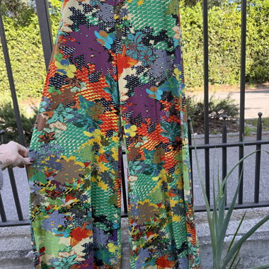 Bunt gemusterte Hosen