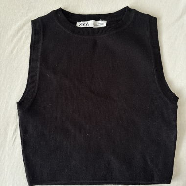 Top noir Zara EUR S