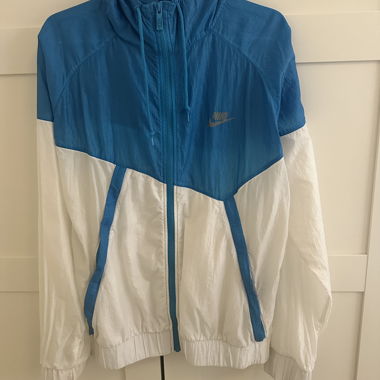 Nike Windbreaker Retro Jacket Blue/White Size M