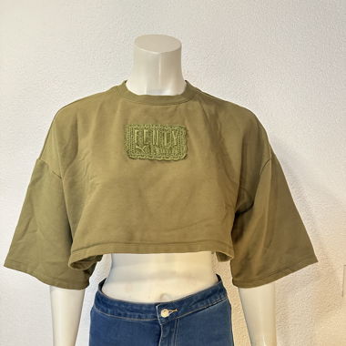Oversized Cropped T-Shirt – FENTY PUMA by Rihanna